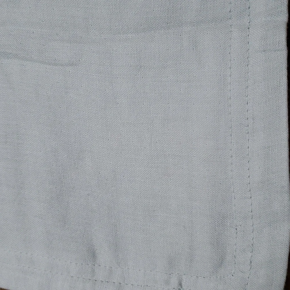 Crate&Barrel NWOT Organic Double Weave Gray Euro Sham